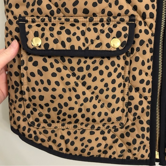 J.Crew Animal-Print Puffer Vest with Snap Pockets‎ - Picture 6 of 7